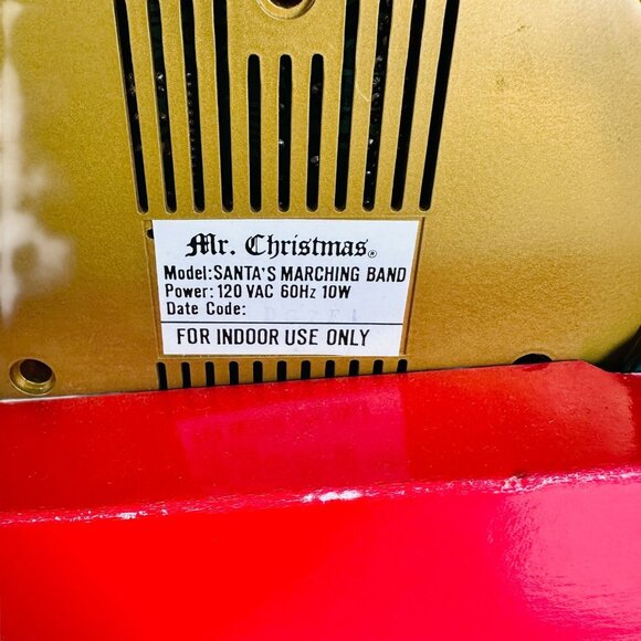 Mr. Christmas Santa's Marching Band Brass Bells Playing 35 Carols - Picture 12 of 17